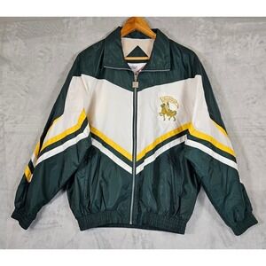 Vtg Pro Celebrity American Team Sports Crusaders Windbreaker Jacket Medium
